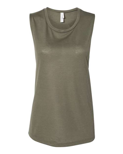 BELLA + CANVAS Women's Flowy Scoop Muscle Tank Top BC8803
