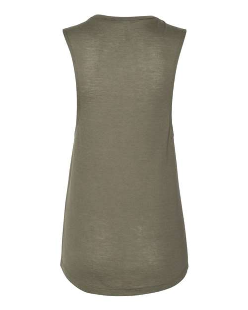 BELLA + CANVAS Women's Flowy Scoop Muscle Tank Top BC8803