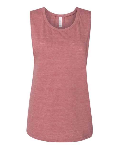 BELLA + CANVAS Women's Flowy Scoop Muscle Tank Top BC8803