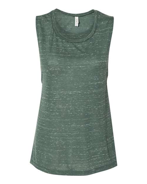 BELLA+CANVAS  Women's Flowy Scoop Muscle Tank. BC8803 2 of 2
