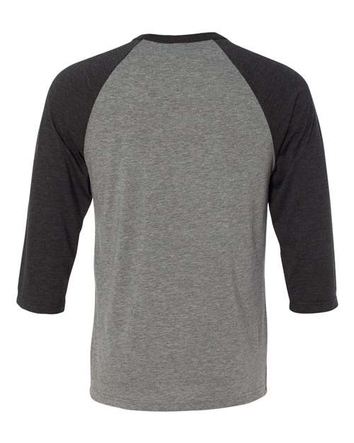 BELLA+CANVAS  Men's 3/4-Sleeve Baseball Tee. BC3200