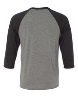BELLA+CANVAS  Men's 3/4-Sleeve Baseball Tee. BC3200