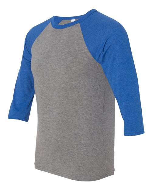 BELLA + CANVAS Three-Quarter Sleeve Baseball Tee