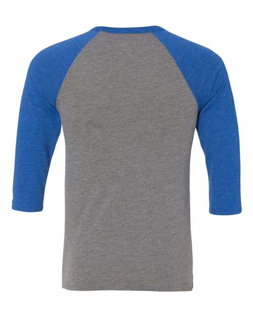 BELLA + CANVAS Three-Quarter Sleeve Baseball Tee