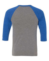 BELLA + CANVAS Three-Quarter Sleeve Baseball Tee