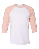 BELLA+CANVAS  Men's 3/4-Sleeve Baseball Tee. BC3200