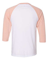 BELLA+CANVAS  Men's 3/4-Sleeve Baseball Tee. BC3200