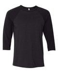 BELLA+CANVAS  Men's 3/4-Sleeve Baseball Tee. BC3200