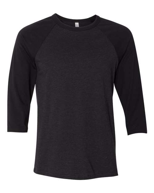 BELLA+CANVAS  Men's 3/4-Sleeve Baseball Tee. BC3200