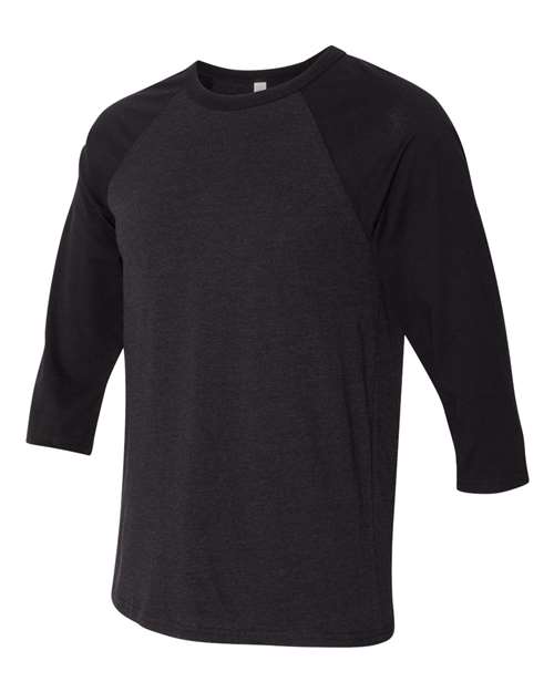 BELLA+CANVAS  Men's 3/4-Sleeve Baseball Tee. BC3200