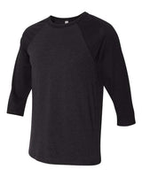 BELLA+CANVAS  Men's 3/4-Sleeve Baseball Tee. BC3200