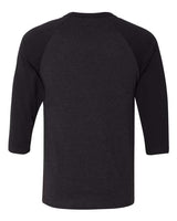 BELLA+CANVAS  Men's 3/4-Sleeve Baseball Tee. BC3200
