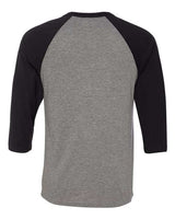 BELLA + CANVAS Three-Quarter Sleeve Baseball Tee