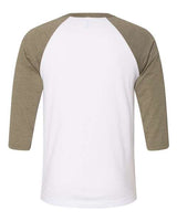 BELLA+CANVAS  Men's 3/4-Sleeve Baseball Tee. BC3200