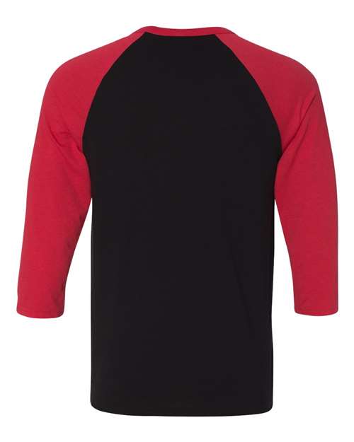 BELLA+CANVAS  Men's 3/4-Sleeve Baseball Tee. BC3200