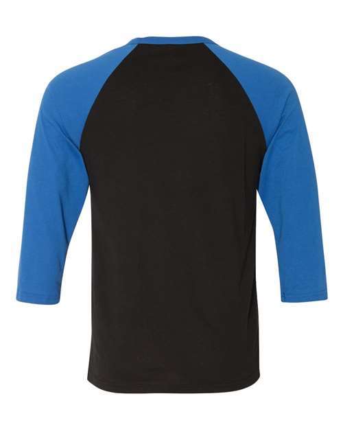 BELLA + CANVAS Three-Quarter Sleeve Baseball Tee