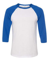 BELLA+CANVAS  Men's 3/4-Sleeve Baseball Tee. BC3200