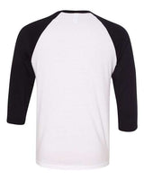BELLA+CANVAS  Men's 3/4-Sleeve Baseball Tee. BC3200
