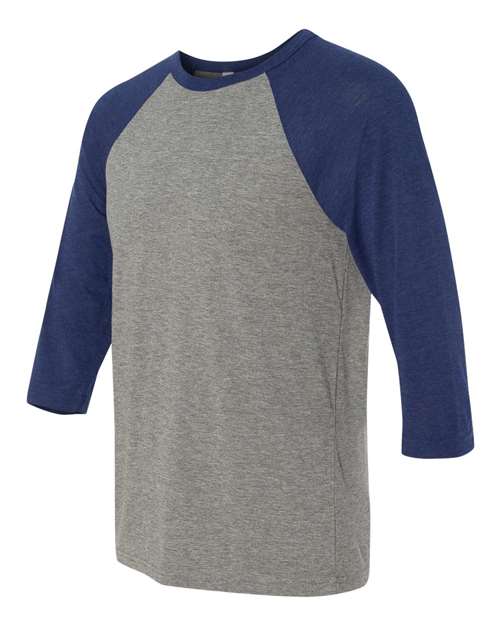BELLA+CANVAS  Men's 3/4-Sleeve Baseball Tee. BC3200