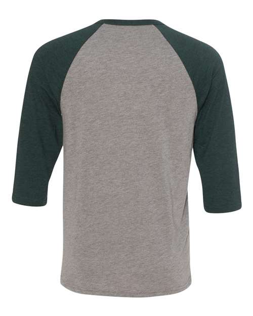 BELLA + CANVAS Three-Quarter Sleeve Baseball Tee