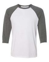 BELLA + CANVAS Three-Quarter Sleeve Baseball Tee