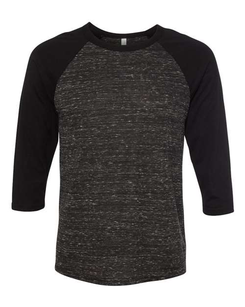 BELLA+CANVAS  Men's 3/4-Sleeve Baseball Tee. BC3200