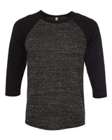 BELLA+CANVAS  Men's 3/4-Sleeve Baseball Tee. BC3200