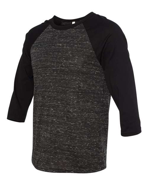 BELLA+CANVAS  Men's 3/4-Sleeve Baseball Tee. BC3200