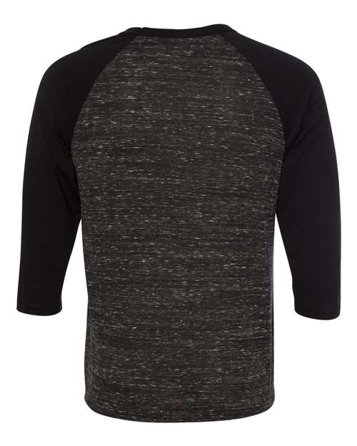BELLA+CANVAS  Men's 3/4-Sleeve Baseball Tee. BC3200