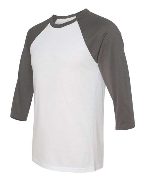 BELLA + CANVAS Three-Quarter Sleeve Baseball Tee