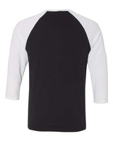 BELLA+CANVAS  Men's 3/4-Sleeve Baseball Tee. BC3200