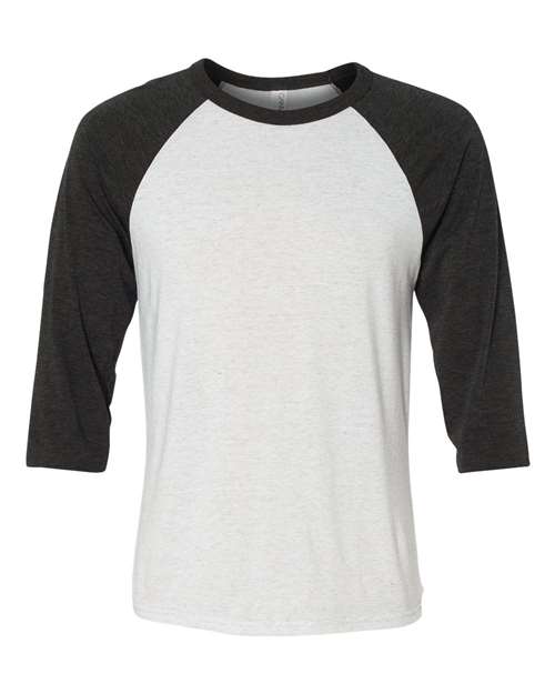 BELLA+CANVAS  Men's 3/4-Sleeve Baseball Tee. BC3200