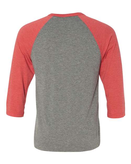 BELLA + CANVAS Three-Quarter Sleeve Baseball Tee