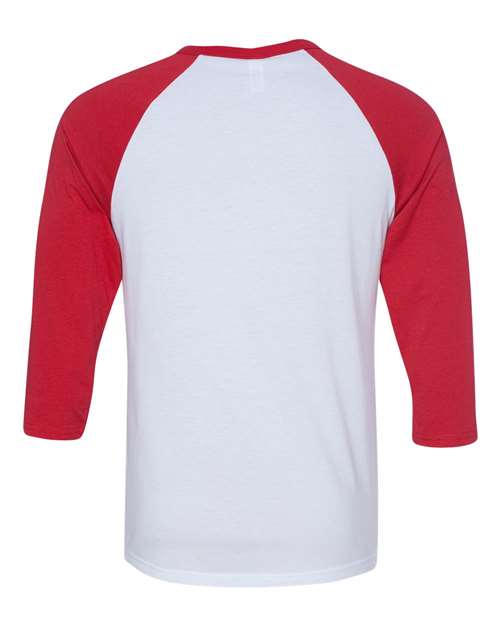 BELLA+CANVAS  Men's 3/4-Sleeve Baseball Tee. BC3200