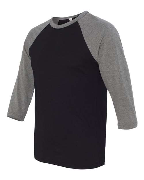 BELLA+CANVAS  Men's 3/4-Sleeve Baseball Tee. BC3200