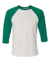 BELLA+CANVAS  Men's 3/4-Sleeve Baseball Tee. BC3200