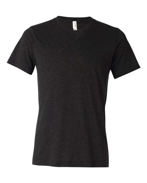 BELLA + CANVAS  Men's Triblend Short Sleeve V-Neck Tee. BC3415