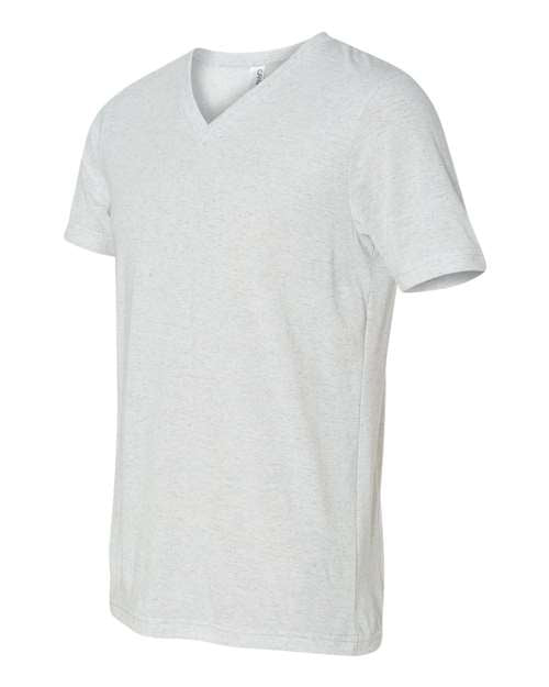 BELLA + CANVAS  Men's Triblend Short Sleeve V-Neck Tee. BC3415