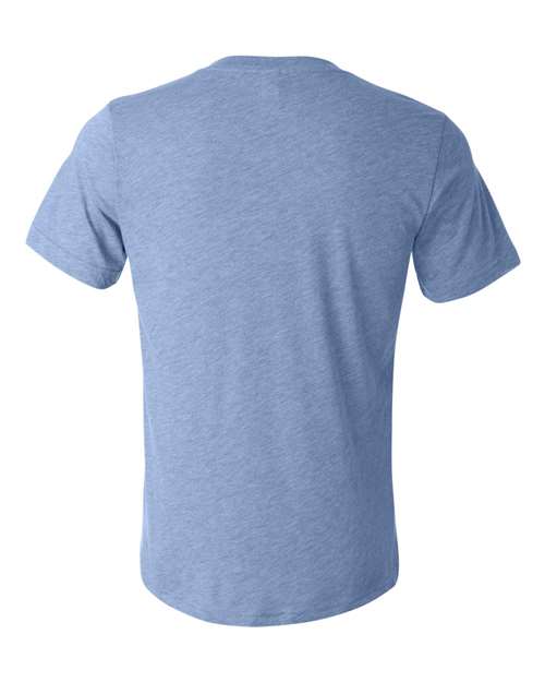 BELLA + CANVAS  Men's Triblend Short Sleeve V-Neck Tee. BC3415
