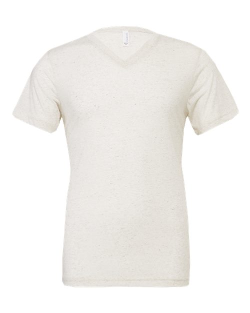 BELLA + CANVAS  Men's Triblend Short Sleeve V-Neck Tee. BC3415