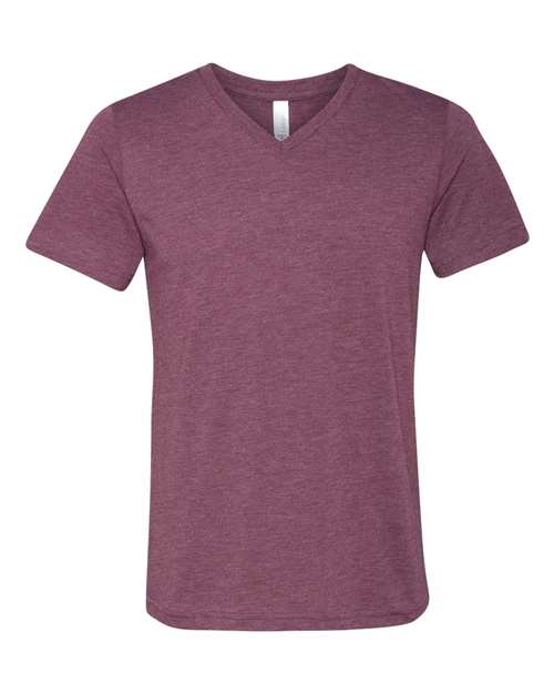 BELLA + CANVAS  Men's Triblend Short Sleeve V-Neck Tee. BC3415