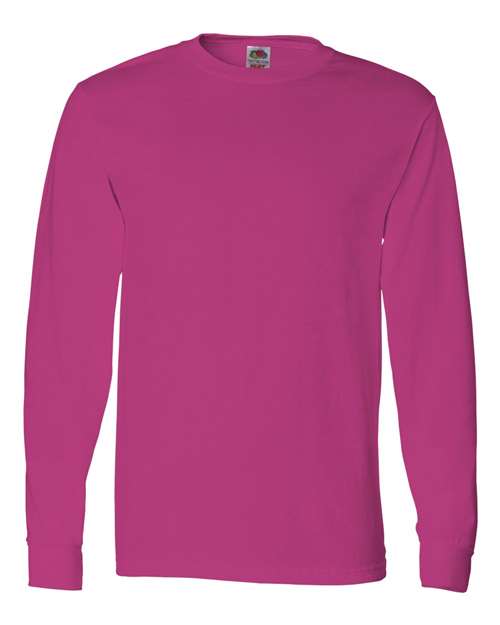 Fruit of the Loom Men's HD Cotton Long Sleeve T-Shirt