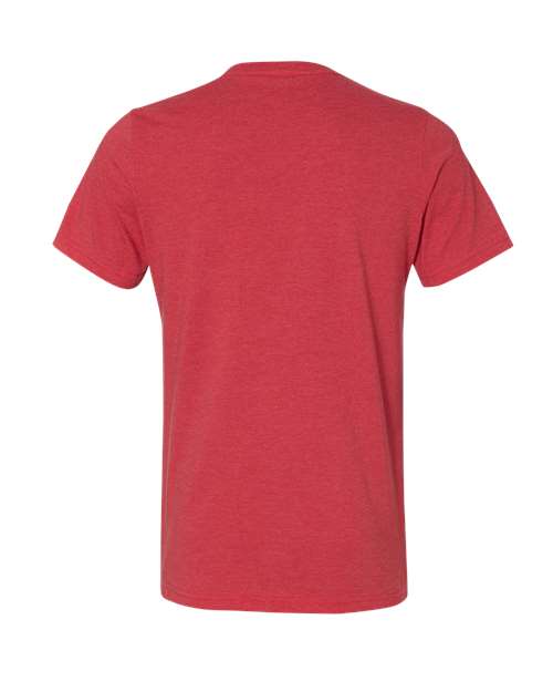 BELLA + CANVAS Men's Heather CVC V-Neck Tee 1 of 2