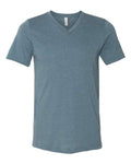 BELLA + CANVAS Men's Heather CVC V-Neck Tee 1 of 2