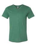 BELLA + CANVAS Men's Heather CVC V-Neck Tee 1 of 2
