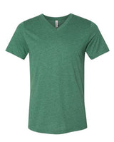 BELLA + CANVAS Men's Heather CVC V-Neck Tee 1 of 2