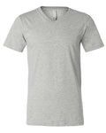 BELLA + CANVAS Men's Heather CVC V-Neck Tee 1 of 2