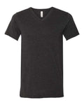 BELLA + CANVAS Men's Heather CVC V-Neck Tee 1 of 2