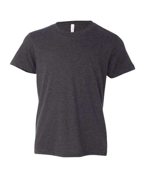 BELLA+CANVAS Youth Heather CVC Tee