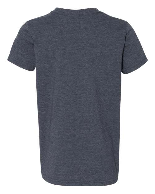 BELLA+CANVAS Youth Heather CVC Tee